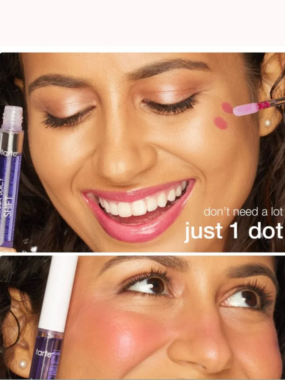 🌸  Tarte Maracuja Juicy Lip & Cheek Shift in Grape NIB